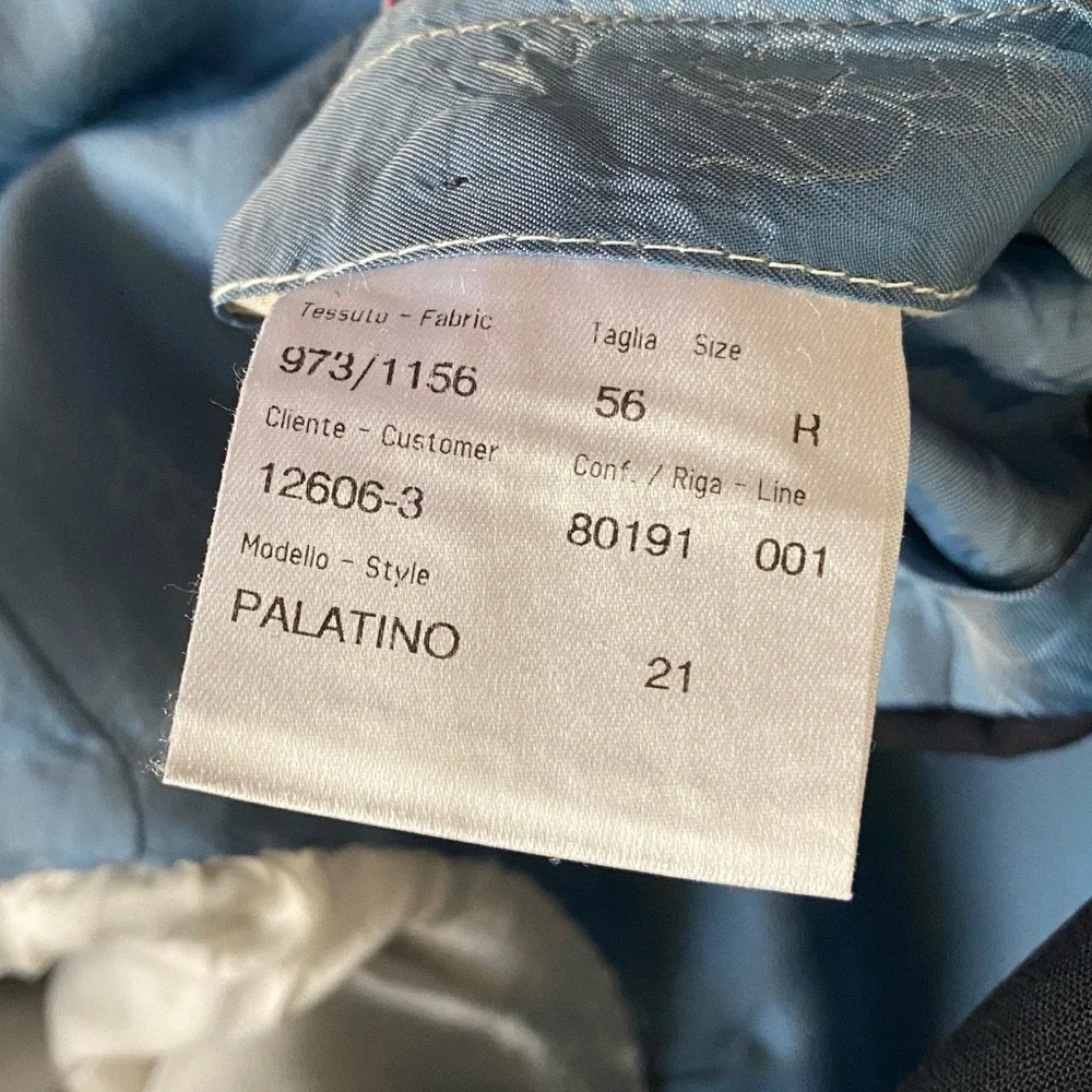 Brioni‎ Palatino Navy Blue Super 150's Wool 3-Button Blazer 56 (46 US)